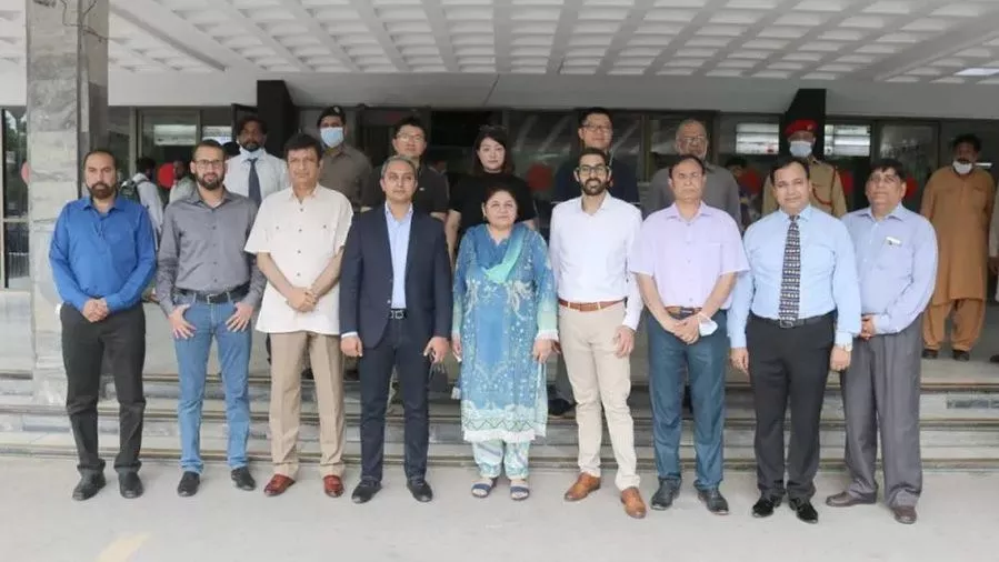 A 6-member delegation of United Arab Emirates biotechnology company, visited Plasma Fractionation Farming in Pakistan.